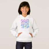 Buchstabenkonfetti "A" Hoodie (Vorne ganz)