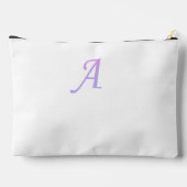 Buchstabenkonfetti "A" Zubehörtasche (Rückseite)