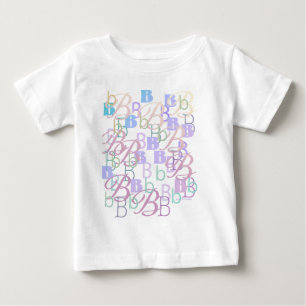 Buchstabenkonfetti "B" Baby T-shirt