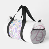 Buchstabenkonfetti "B" Duffle Bag (Rechte Ecke)