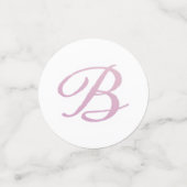 Buchstabenkonfetti "B" Konfetti (Klein Vorderseite)