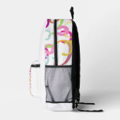 Buchstabenkonfetti "C" Bedruckter Rucksack (Rechts)
