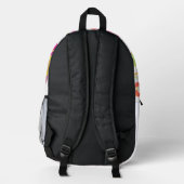 Buchstabenkonfetti "C" Bedruckter Rucksack (Rückseite)
