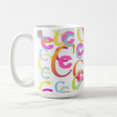 Buchstabenkonfetti "C" Kaffeetasse (Links)