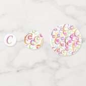 Buchstabenkonfetti "C" Konfetti (Vorderseiten)