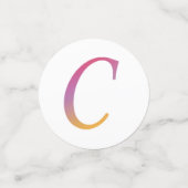 Buchstabenkonfetti "C" Konfetti (Klein Vorderseite)