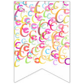 Buchstabenkonfetti "C" Wimpelkette (Erste Fahne)