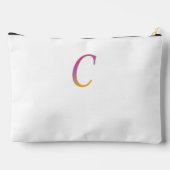 Buchstabenkonfetti "C" Zubehörtasche (Rückseite)