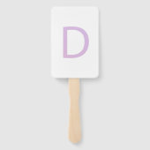Buchstabenkonfetti "D" Fächer (Rückseite)