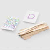 Buchstabenkonfetti "D" Fächer (Non-assembled)