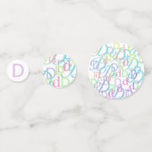 Buchstabenkonfetti "D" Konfetti (Vorderseiten)