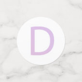 Buchstabenkonfetti "D" Konfetti (Klein Vorderseite)