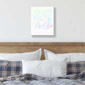 Buchstabenkonfetti "D" Leinwanddruck (Insitu (Schlafzimmer))