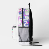Buchstabenkonfetti "E" Bedruckter Rucksack (Rechts)