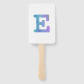 Buchstabenkonfetti "E" Fächer (Rückseite)