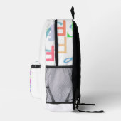 Buchstabenkonfetti "F" Bedruckter Rucksack (Rechts)