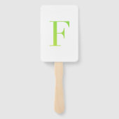 Buchstabenkonfetti "F" Fächer (Rückseite)