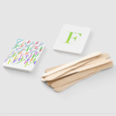 Buchstabenkonfetti "F" Fächer (Non-assembled)