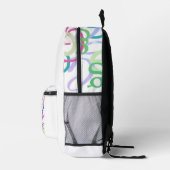 Buchstabenkonfetti "G" Bedruckter Rucksack (Rechts)