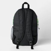 Buchstabenkonfetti "G" Bedruckter Rucksack (Rückseite)