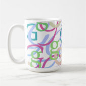 Buchstabenkonfetti "G" Kaffeetasse (Links)