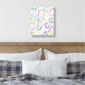 Buchstabenkonfetti "G" Leinwanddruck (Insitu (Schlafzimmer))