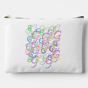 Buchstabenkonfetti "G" Zubehörtasche