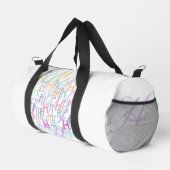 Buchstabenkonfetti "H" Duffle Bag (Rechte Ecke)