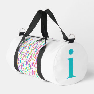 Buchstabenkonfetti "I" Duffle Bag