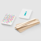 Buchstabenkonfetti "I" Fächer (Non-assembled)