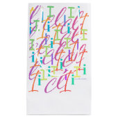 Buchstabenkonfetti "I" Kleine Geschenktüte (Vorderseite)