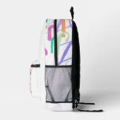 Buchstabenkonfetti "J" Bedruckter Rucksack (Rechts)