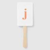 Buchstabenkonfetti "J" Fächer (Rückseite)