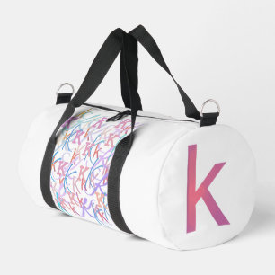 Buchstabenkonfetti "K" Duffle Bag