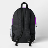 Buchstabenkonfetti "L" Bedruckter Rucksack (Rückseite)
