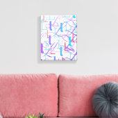 Buchstabenkonfetti "L" Leinwanddruck (Insitu (Wohnzimmer))