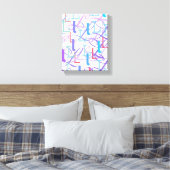 Buchstabenkonfetti "L" Leinwanddruck (Insitu (Schlafzimmer))