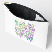 Buchstabenkonfetti "M" Zubehörtasche (Offen)