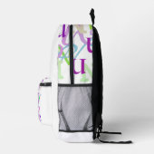 Buchstabenkonfetti "N" Bedruckter Rucksack (Rechts)
