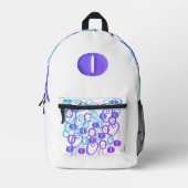 Buchstabenkonfetti "O" Bedruckter Rucksack (Vorderseite)