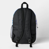 Buchstabenkonfetti "O" Bedruckter Rucksack (Rückseite)