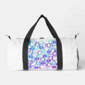 Buchstabenkonfetti "O" Duffle Bag (Vorderseite)