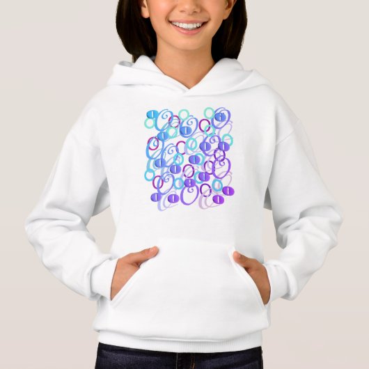Buchstabenkonfetti "O" Hoodie (Vorderseite)