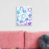 Buchstabenkonfetti "O" Leinwanddruck (Insitu (Wohnzimmer))