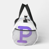 Buchstabenkonfetti "P" Duffle Bag (Rechts)
