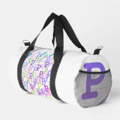 Buchstabenkonfetti "P" Duffle Bag (Rechte Ecke)