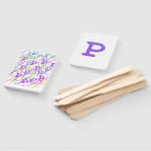 Buchstabenkonfetti "P" Fächer (Non-assembled)