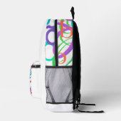 Buchstabenkonfetti "Q" Bedruckter Rucksack (Rechts)