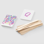 Buchstabenkonfetti "Q" Fächer (Non-assembled)