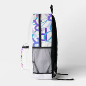 Buchstabenkonfetti "R" Bedruckter Rucksack (Rechts)
